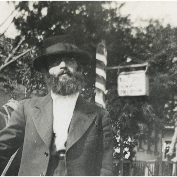 Zsidó kereskedő a magyar-román vámnál, határátkelő, lovaskocsi, jármű, közlekedés, Horthy-korszak, Szabolcs-Szatmár-Bereg megye, 1930-as évek, Eredeti fotó, papírkép. 