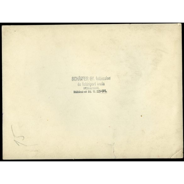 Nagyobb méret, Schaffer fotószalon, Budapest, magyar  katonatiszt esküvője, menyasszony, vőlegény, egyenruha, kitüntetés, érdemrend, 2. világháború, Horthy-korszak, 1940-es évek, Eredeti pecséttel jel
