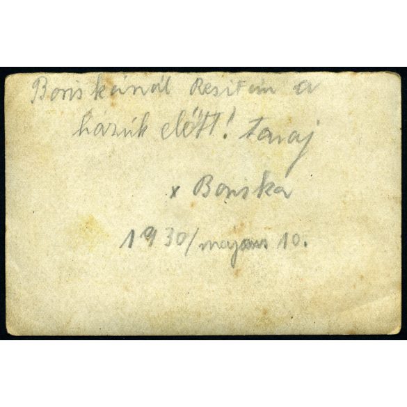 Ford A modell, csinos lány autóval, Resicabánya, Erdély, Románia, jármű, közlekedés, Horthy-korszak, 1930, 1930-as évek, Eredeti hátulján feliratozott fotó, papírkép.   