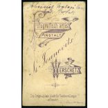 Joanovits műterem, Versec, Vajdaság, Bánság, elegáns nő portréja, nyaklánc, monarchia, 1870-es évek, Eredeti hátulján feliratozott CDV, vizitkártya fotó.  