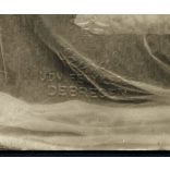 Szipál műterem, Debrecen, menyasszony magyaros ruhában, esküvő, virág, különös háttér, Horthy-korszak, helytörténet, 1941, 1940-es évek, Eredeti fotó, mélynyomóval jelzett  papírkép.  