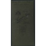 Szenetra József műterme, Temesvár Józsefváros, Erdély, Argay Béla és fia, Pista, apa fiával, monarchia, helytörténet, 1916, 1900-as évek, Eredeti, hátulján feliratozott kabinetfotó.