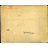 Nagyobb méret, iskolai majális, Dunavecse (Rakodó), iskolás gyerekek, felnőttek csoportképe, monarchia, helytörténet, Bács-Kiskun megye, 1909, 1900-as évek, Eredeti  kabinetfotó, hátulján nevekkel fel