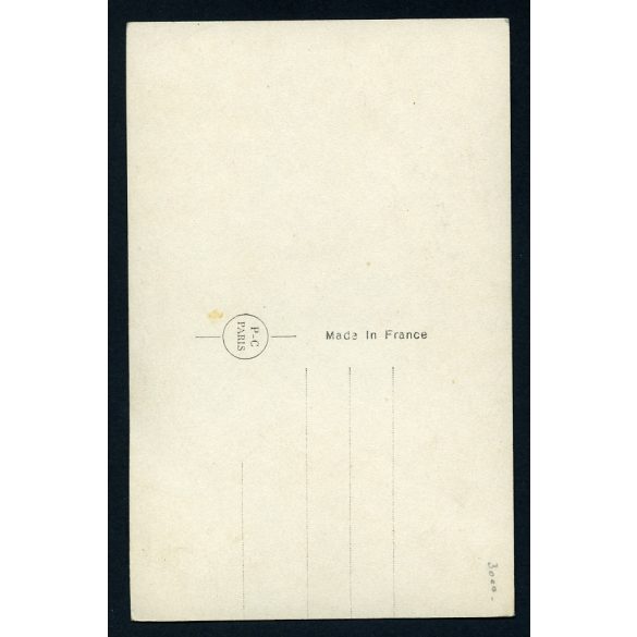 Csinos nő fürdőruhában „Balatonlelle Gyógyfürdő” pecsét, strand, fürdő, Horthy-korszak, 1930-as évek, Eredeti francia képeslap fotó, papírkép, bal alsó sarkában „Balatonlelle Gyógyfürdő” feliratú pecs