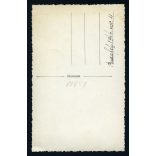 Esküvői fotó, Budafok (Budapest) vőlegény, menyasszony, szemúveg, Horthy-korszak, helytörténet, 1944. november 11, 1940-es évek, Eredeti fotó, papírkép.  