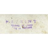 Nagyobb méret, ismeretlen műterem, Erdély, vidéki esküvő, menyasszony, vőlegény, bajusz, virág, 1920-as évek, Eredeti, hátulján pecséttel jelzett  kabinetfotó, alja vágott.   