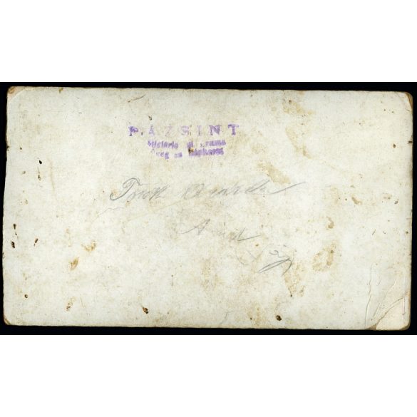 Nagyobb méret, ismeretlen műterem, Erdély, vidéki esküvő, menyasszony, vőlegény, bajusz, virág, 1920-as évek, Eredeti, hátulján pecséttel jelzett  kabinetfotó, alja vágott.   