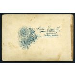 Atelier Eggerth, St. Gotthard (Szentgotthárd), anya lányaival,  monarchia, helytörténet, Vas megye, 1880-es évek, Eredeti kabinetfotó, felületén kopásnyom.  