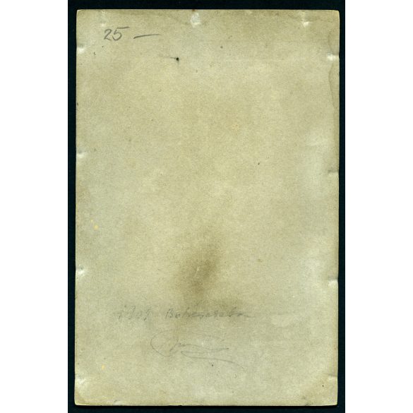 Nagyobb méret, fiatal lány és fiú virágokkal, ünneplő ruhában, eljegyzés (?), Békéscsaba, 1909, 1900-as évek, Eredeti  kabinetfotó, kartonra ragasztott kézzel színezett fotó.   méret megközelítőleg (c