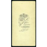 Nagyobb méret, Oroszi Lajos műterme, Nagybecskerek, Vajdaság, elegáns család portréja, 1890-es évek, monarchia, helytörténet. Eredeti nagyobb méretű kabinetfotó. 