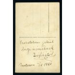 Fiatal nő portréja, Beszterce, Erdély, Horthy-korszak, helytörténet, 1920, 1920-as évek, Eredeti kézzel színezett, hátulján feliratozott fotó, papírkép. 