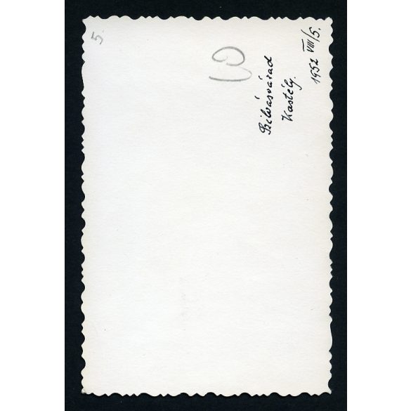 Erdődy-Pallavicini-kastély (Keglevich-kastély) Szilvásvárad, épület, kommunizmus, Heves megye, helytörténet, 1953,  1950-es évek, Eredeti fotó, papírkép. 