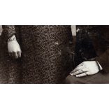 Nagyobb méret, Dunky Fivérek műterme, Kolozsvár, Erdély,  elegáns házaspár portréja, gyönyörű ruha, ékszer, bajusz,  monarchia, helytörténet, 1890-es évek, Eredeti kabinetfotó.   