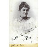 Matz műterem, Igló, Felvidék, elegáns nő szignózott portréja, monarchia, 1900., 1900-as évek, Eredeti aláírt CDV, vizitkártya fotó, „mignon”.  