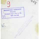 Nagyobb méret, használtcikk, használt ruhák boltja, Budapest, Józsefváros, Népszínház utca 20, üzlet, eladók, szocializmus, helytörténet, 1960-as évek, Eredeti fotó, papírkép, hátulján a Használtcikk 