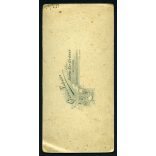 Nagyobb méret, Gere István műterme, Sepsiszentgyörgy, Erdély, elegáns nő legyezővel, portré,  1900-as évek, Eredeti kabinetfotó.  