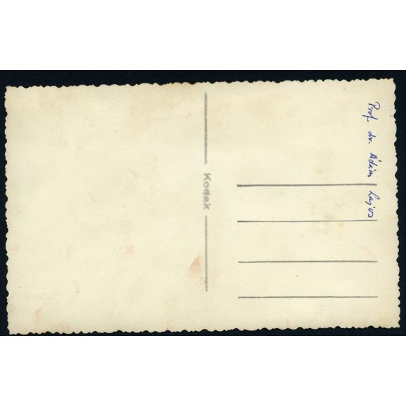 Földes fényképszalon, Budapest, Professzor Dr. Ádám Lajos (1879-1946) sebász, a Pázmány Péter Tudományegyetem rektora, Horthy-korszak, helytörténet, 1930-as évek, Eredeti fotó, papírkép, a műterem fej