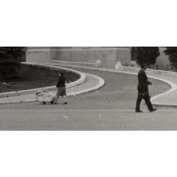 A Hunyadi téri színház, Kolozsvár, Kolozs megye, Erdély, utcakép, Horthy-korszak, épület, táblák, helytörténet, 1940-es évek, Eredeti fotó, papírkép.   