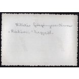 Kilátás a görgényszentimrei Rákóczi-hegyről, Görgényszentimre, Erdély, Maros megye, utcakép, látkép, Horthy-korszak, helytörténet, 1940-es évek, Eredeti fotó, papírkép.   