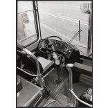 Nagyobb méret! Ikarus 254 Tourist autóbusz beltere, jármű, közlekedés, busz, 1970-es évek, Eredeti fotó, papírkép. 
