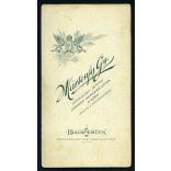 Nagyobb méret, Mártonfy műterem, Budapest, elegáns karcsú nő portréja, monarchia, 1900-as évek, Eredeti ritka kabinetfotó rossz állapotban, elején kopásnyom.