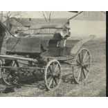 Lovaskocsi, homokfutó az Alföldön, ló, állat, jármű, közlekedés, Horthy-korszak, 1930-as évek, Eredeti fotó, papírkép.  