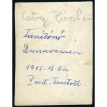 Korai fotó-automatában készült kép, Csöry Piroska dunavecsei tanítónő, Budapest, Rákóczi út, kalap, monarchia, helytörténet, 1910-es évek, Eredeti fotó, feliratozott papírkép.  