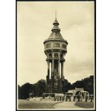 Nagyobb méret, a margitszigeti Víztorony, Budapest, Horthy-korszak, 1930-as évek, Eredeti hátulján feliratozott fotó, papírkép, ajándéknak, dekorációnak is kiváló.  