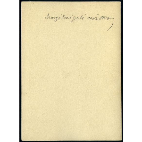 Nagyobb méret, a margitszigeti Víztorony, Budapest, Horthy-korszak, 1930-as évek, Eredeti hátulján feliratozott fotó, papírkép, ajándéknak, dekorációnak is kiváló.  