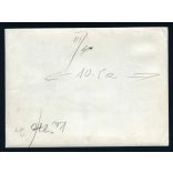 Nagyobb méret, Daimler diplomáciai autó rendőri kísérettel, London, Anglia, talán szovjet zászlóval, talán Hruscsov látogatása, jármű, közlekedés, kommunizmus, 1950-es évek, Eredeti fotó, papírkép fel