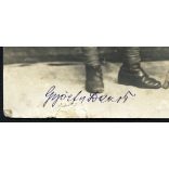 Győrfy Dezső egyenruhában, 1. világháború, katona, festett háttér, monarchia, 1910-es évek, Eredeti fotó, szignózott papírkép.