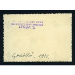 Iskolás fiú matrózblúzban, Gödöllő, Premontrei Gimnázium, Horthy-korszak, 1929, Pest megye, 1920-as évek, Eredeti fotó, papírkép, hátoldalán aradi bélyegző. 