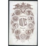 Kozics Ede műterme, Pozsony, Felvidék, elegáns szakállas férfi portréja, helytörténet, monarchia, 1870-es évek, Eredeti CDV, vizitkártya fotó. 