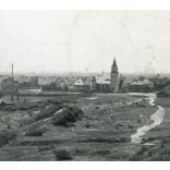 Óhegy, Budapest, Kőbánya, Mindenkori Segítő Szűz Mária templom, Kőér utca, Óhegy utca, Magyar Fém- és Lámpagyár Rt. (Lampart) helytörténet, Horthy-korszak, 1932, 1930-as évek, Eredeti jelzetlen fotó, 