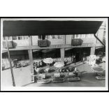 A Balzac Vendéglő, Budapest, utcakép, étterem, vendéglátás, üzlet, kirakat, szocializmus, 1960-es évek, Eredeti fotó, papírkép.