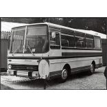 Nagyobb méret! Az Ikarus 211 ifa típusú gépjárműve, Magyarország, közlekedés, busz, közlekedéstörténet, helytörténet, 1970-es évek, Eredeti fotó, papírkép. 