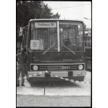 Nagyobb méret. Az Ikarus 280 T típusú trolibusza, autókiállítás, Magyarország, közlekedés, jármű, BNV díj, 76-os trolibusz,  