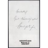 Nagyobb méret, Szendrő István fotóművészeti alkotása, a szombathelyi Szentháromság-szobor, Szombathely, Vas megye, utcakép, szobor, helytörténet, táblák, feliratok, 1930-as évek. 