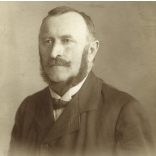 Joánovics műterem, Kolozsvár,  Erdély, elegáns szakállas úr portréja, 1910-es évek, Eredeti kabinetfotó.