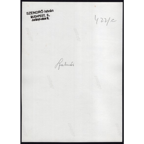 Nagyobb méret, Szendrő István fotóművészeti alkotása, fiatal pár szakmári népviseletben, Gyöngyösbokréta mozgalom, Szakmár, Bács-Kiskun megye, népviselet, kalap, szoknya, kendő, 1930-as évek. 