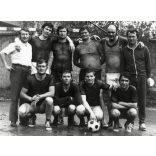 Focicsapat, labdarúgás, sport, lyukacsos póló, szocializmus, 1960-as évek, Eredeti fotó, papírkép.