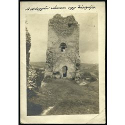   A vár egyik bástyája, Diósgyőr (Miskolc), Horthy-korszak, helytörténet, 1923, 1920-as évek, Eredeti fotó, papírkép.  
