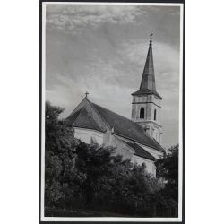   Nagyobb méret, Szendrő István fotóművészeti alkotása, a sárbogárdi Szent László király római katolikus templom, Sárbogárd, Fejér megye, egyház, templom, vallás, 1930-as évek. 