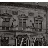 Nagyobb méret, Szatmárnémeti, Erdély, a Magyar Királyi Államvasutak Fiúnevelő Intézetének és Árvaházának épülete.  1941. szeptember 12., Horthy-korszak, 2. világháború,