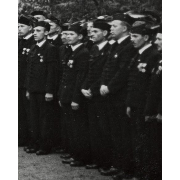Nagyobb méret, Szatmárnémeti, Erdély,  kórus(?), karmesterrel, Horthy-korszak, 2. világháború, kitüntetések, helytörténet, 1941. szeptember 12., 1940-es évek,