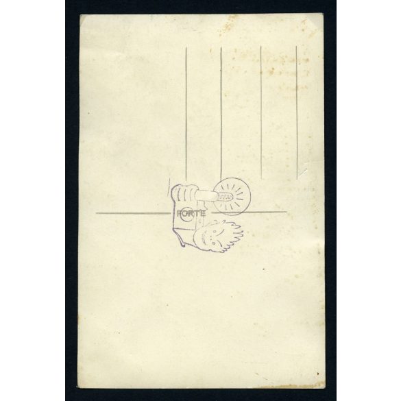 Ikarus 30 autóbusz a havas úton,  Fiat Topolino gépkocsi, jármű, közlekedés, kommunizmus., 1950-es évek, Eredeti fotó, papírkép. 