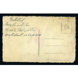 Fiatal menyasszony és vőlegény, esküvő, 1945. április 16, 1940-es évek, Eredeti fotó, hátulján feliratozott papírkép.  