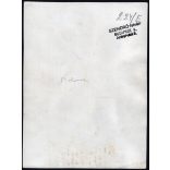 Nagyobb méret, Szendrő István fotóművészeti alkotása, fiatal pár kalocsai népviseletben, Gyöngyösbokréta mozgalom, Kalocsa, Bács-Kiskun megye, népviselet, suba, szoknya, kalap, kunyhó, 1930-as évek. 