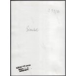 Nagyobb méret, Szendrő István fotóművészeti alkotása, fiatal pár géderlaki népviseletben, Gyöngyösbokréta mozgalom, Géderlak, Bács-Kiskun megye, népviselet, kalap, szoknya, minta, 1930-as évek. 