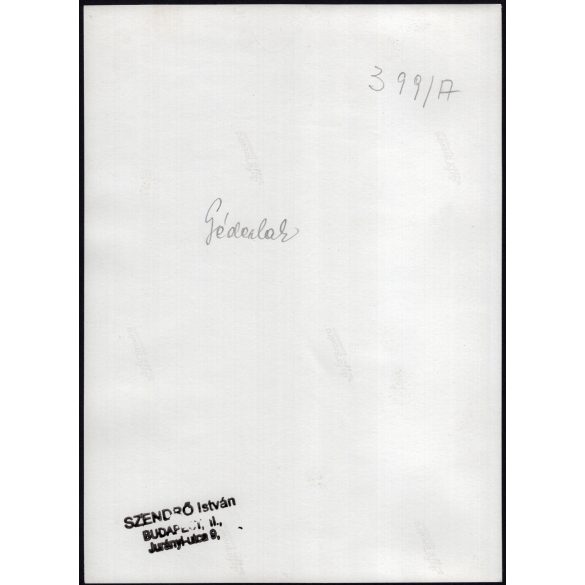 Nagyobb méret, Szendrő István fotóművészeti alkotása, fiatal pár géderlaki népviseletben, Gyöngyösbokréta mozgalom, Géderlak, Bács-Kiskun megye, népviselet, kalap, szoknya, minta, 1930-as évek. 